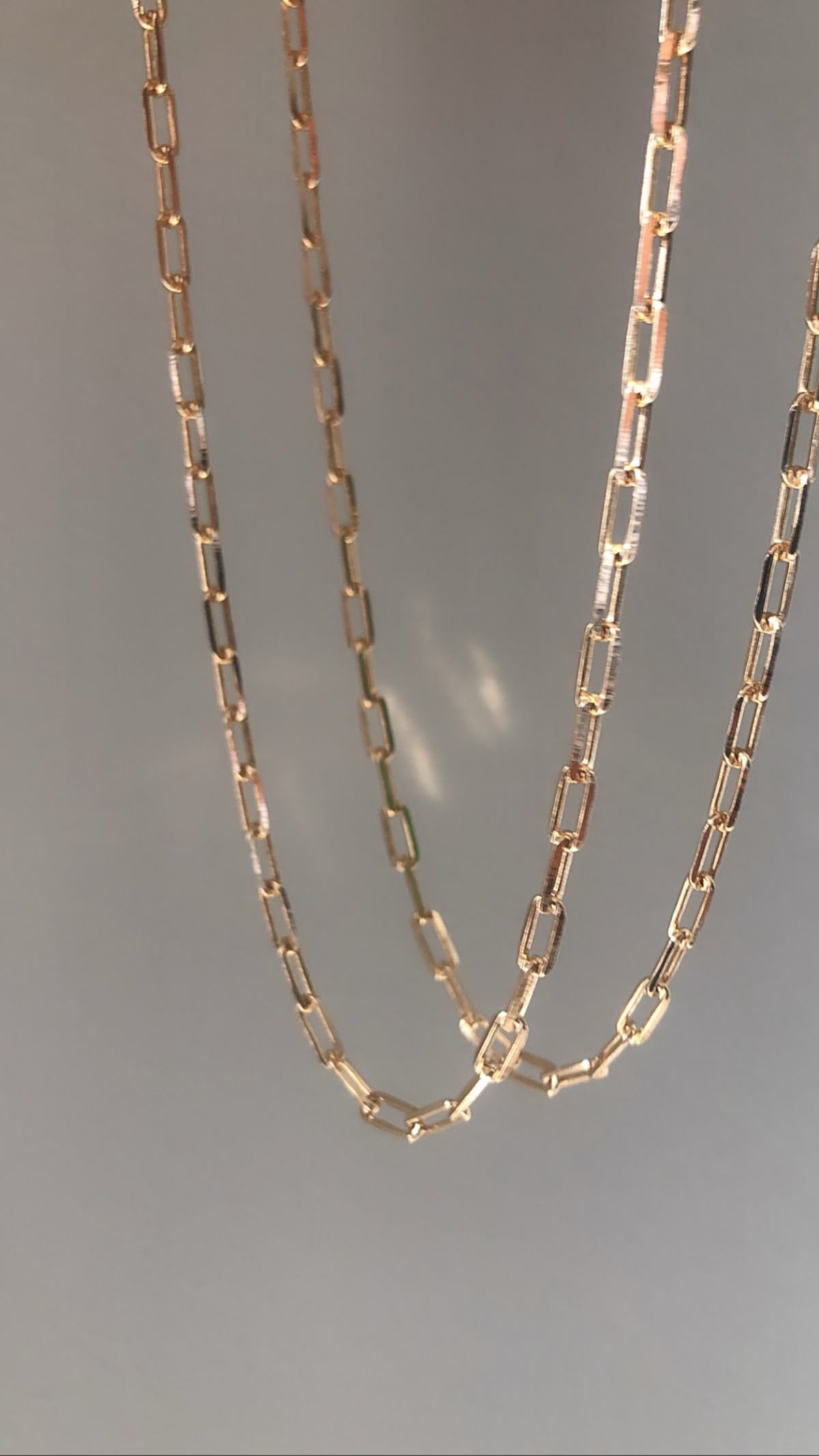 Set de Joyería Paperclip - Oro 10K