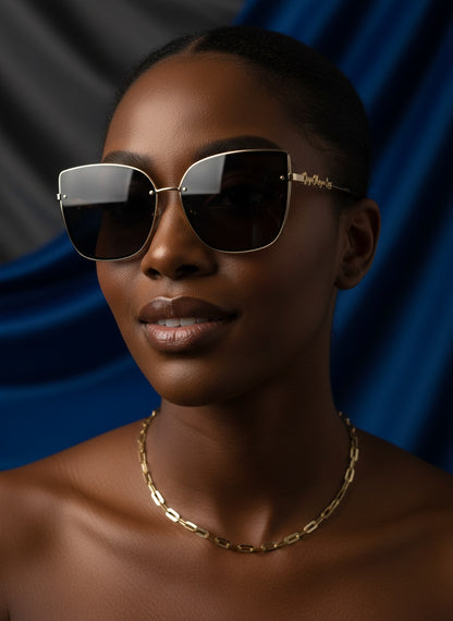 Set de Joyería Paperclip - Oro 10K