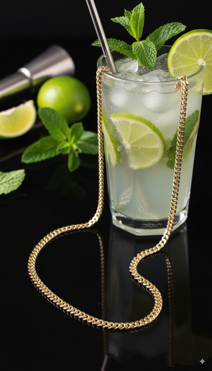 CADENA MIAMI CUBAN LINK - ORO MACIZO 10K